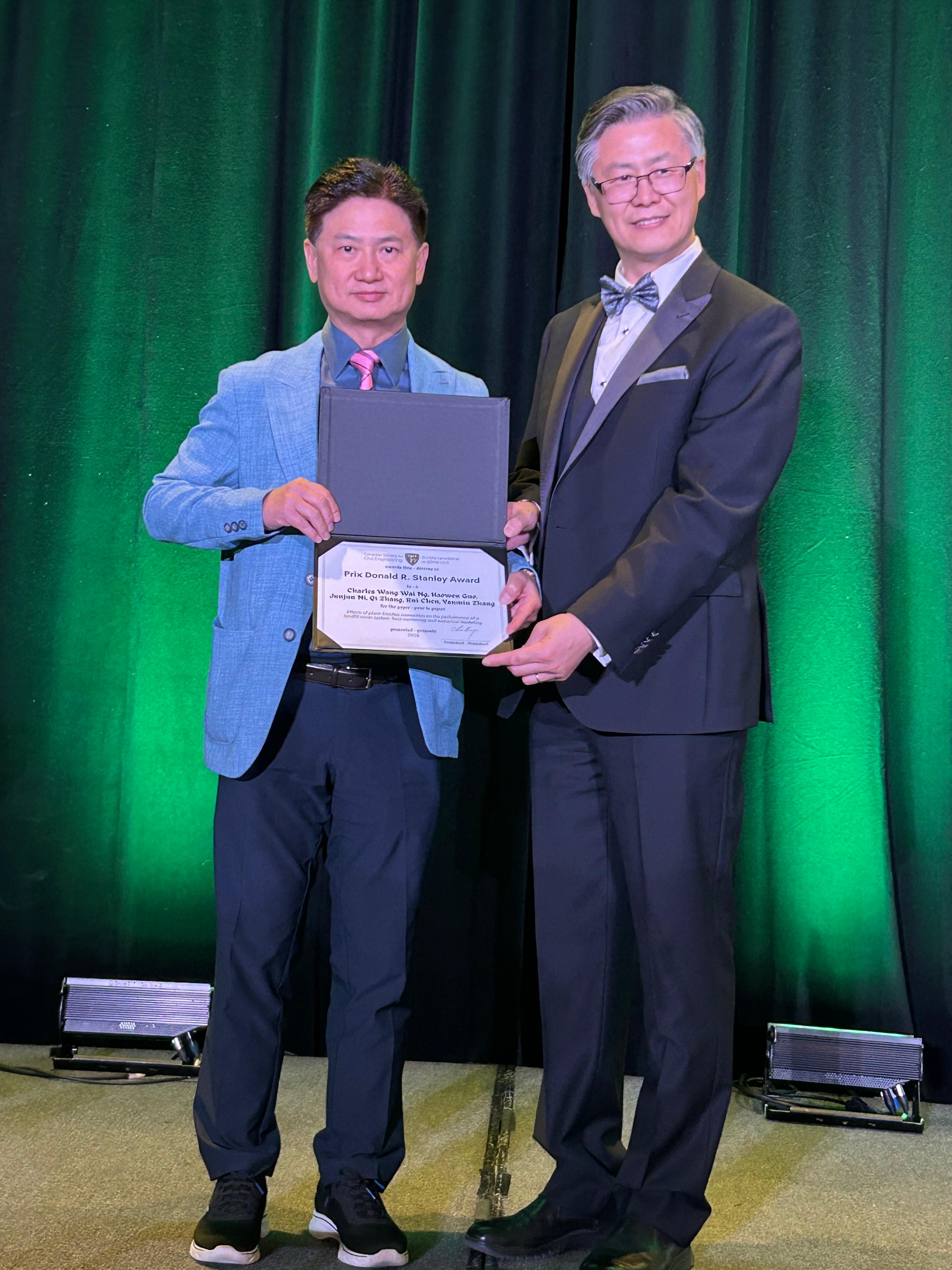 SKLCRCC Director Prof. Charles NG Wang-Wai Honored with Three International Awards